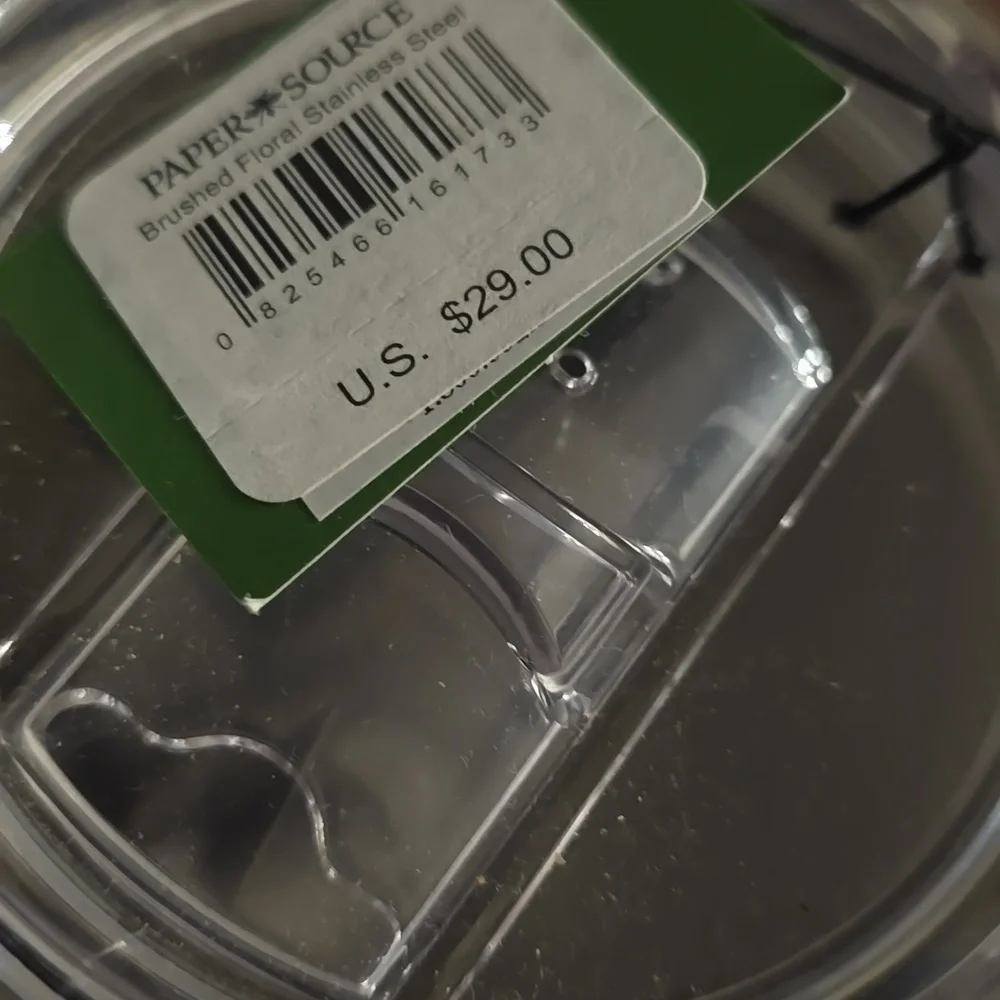 ♥️BUY 2 GET 1 FREE  Kate Spade New York Brushed Floral Stainless Steel Tumbler - Picture 9 of 9